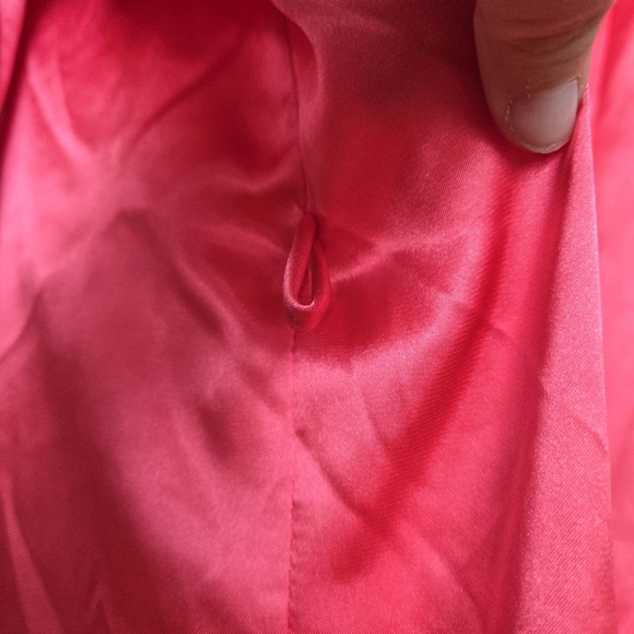 🔥3/$15🔥 Secret Treasure Pink Coral Satin‎ Robe *NO BELT* - Picture 4 of 6